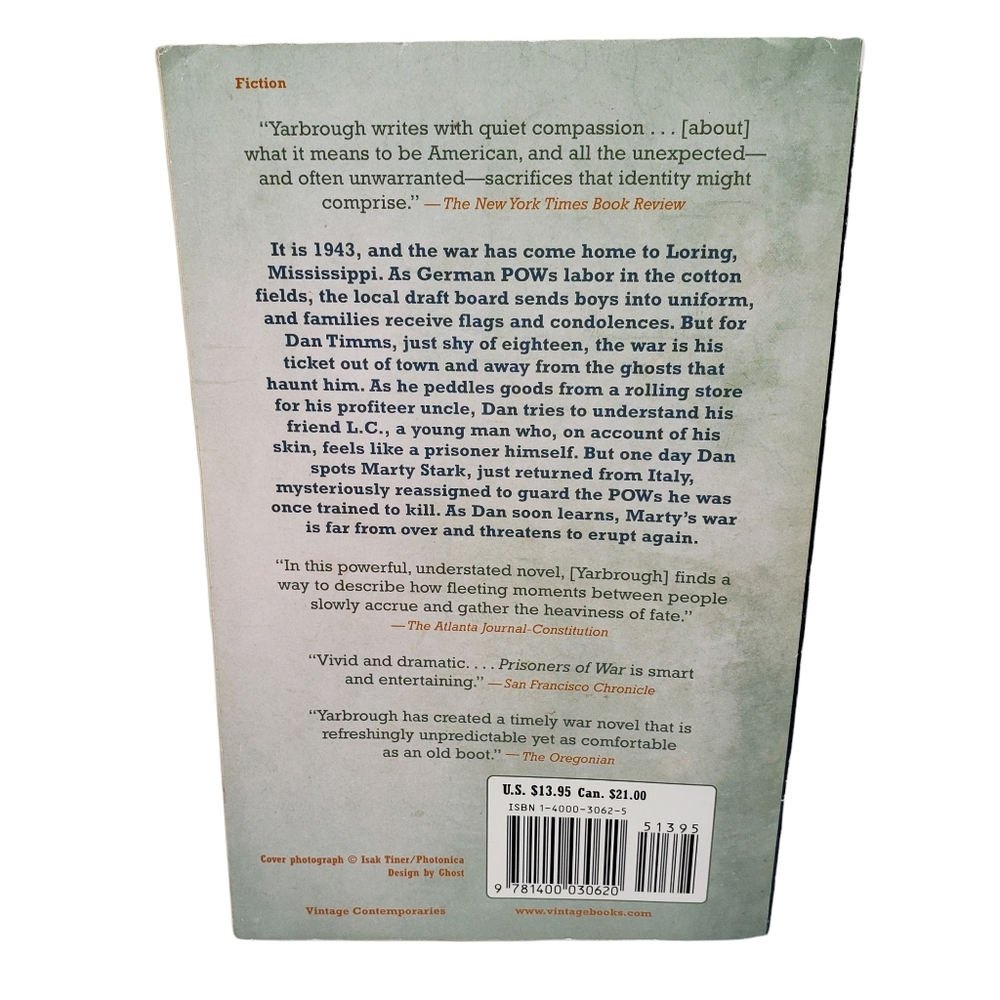 3/$12 Prisoners Of War Paperback Book Steve Yarbrough - Picture 6 of 8